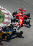 Hulkenberg and Vettel